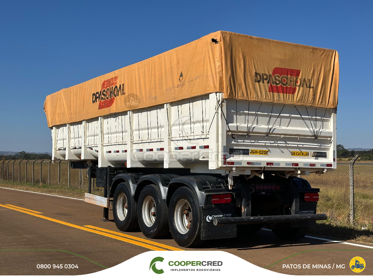 CARRETA SEMI-REBOQUE BASCULANTE Cooper Cred Implementos Rodoviários MG PATOS DE MINAS MINAS GERAIS MG